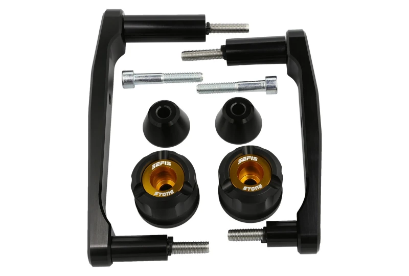 SEFIS STONE crash protectors Kawasaki Z900 gold for a motorcycle