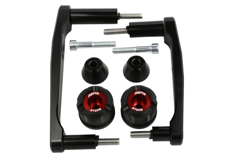 SEFIS STONE crash protectors Kawasaki Z900 red for a motorcycle