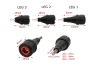 SEFIS STONE crash protectors universal M12 for a motorcycle