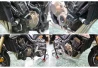 SEFIS TECH crash protectors Kawasaki Z900 black for a motorcycle