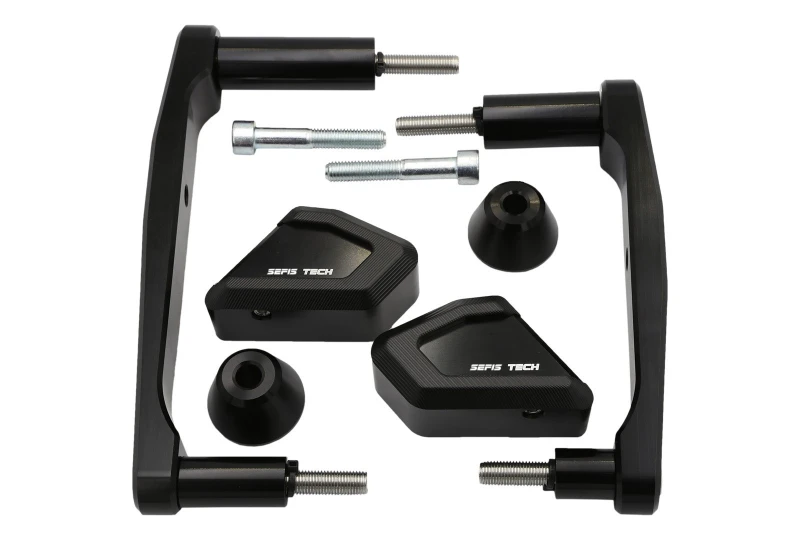 SEFIS TECH crash protectors Kawasaki Z900 black for a motorcycle