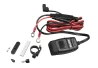 SEFIS UN10 1x USB-A and 1x USB-C charger / socket with moto battery status meter for a motorcycle SEFIS UN10 1x USB-A and 1x USB-C charger / socket with moto battery status meter for a motorcycle
