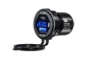SEFIS USB-C PD 45W + USB-A QC3.0 18W socket - quick charger for a motorcycle