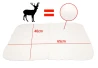 SEFIS cloth made of real deer 40*65cm for the car