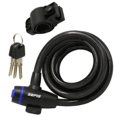 SEFIS steel cable lock 1,8m 12mm SEFIS steel cable lock 1,8m 12mm