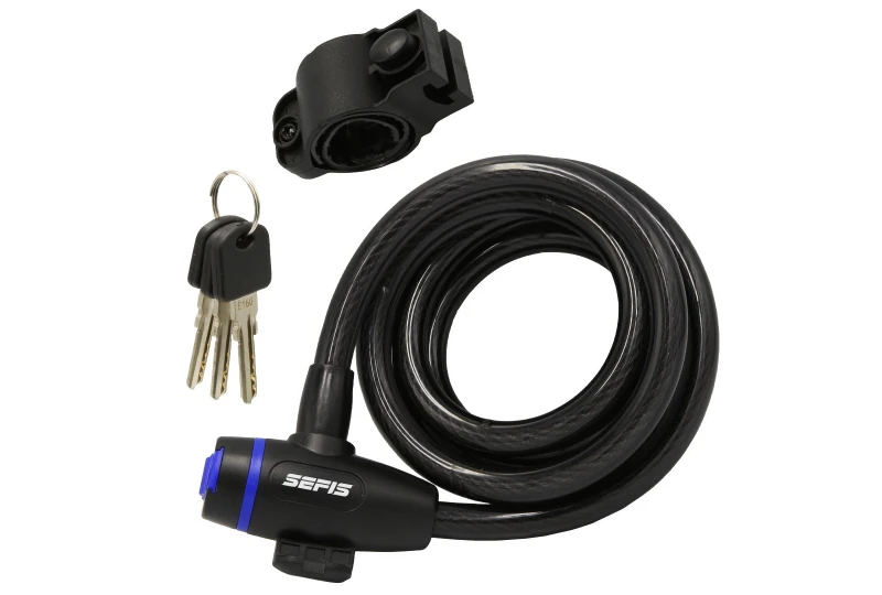 SEFIS steel cable lock 1,8m 12mm