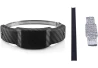 ROUND exhaust muffler crash protector for a motorcycle
