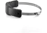 ROUND exhaust muffler crash protector for a motorcycle