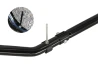 SEFIS D20U Folding Rolling Rear Stand for Honda CMX 500/1100 Rebel for a motorcycle