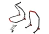 SEFIS D18 front head lift paddock stand and rear paddock stand set - 2in1 - red for a motorcycle