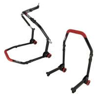 SEFIS M20 folding front head lift paddock stand and rear paddock stand set