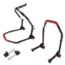 SEFIS M20 folding front head lift paddock stand and rear paddock stand set - paddles