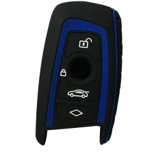 Silicone key cover BMW F10 F20 F30 Z4 X1 X3 X4 M1 M2 M3 1 2 3 5 7 BLUE