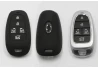 Silicone key case HYUNDAI SONATA NEXO SANTA FE TUCSON IONIQ STARIA 2020-2022 for the car