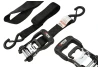 SEFIS C21 motorcycle wheel chock + SEFIS SET 40 Securing Straps for a motorcycle