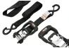 SEFIS SET 40 Securing Straps 4x Lashing Strap 40mm x 240 cm 4x Belt TÜV/GS for a motorcycle