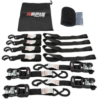 SEFIS SET 40 Securing Straps 4x Lashing Strap 40mm x 240 cm 4x Belt TÜV/GS
