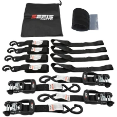 SEFIS SET 40 Securing Straps 4x Lashing Strap 40mm x 240 cm 4x Belt TÜV/GS