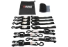 SEFIS SET 40 Securing Straps 4x Lashing Strap 40mm x 240 cm 4x Belt TÜV/GS for a motorcycle