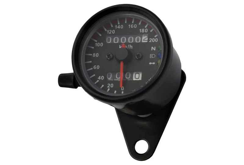 SEFIS speedometer for motorbike retro 200 black