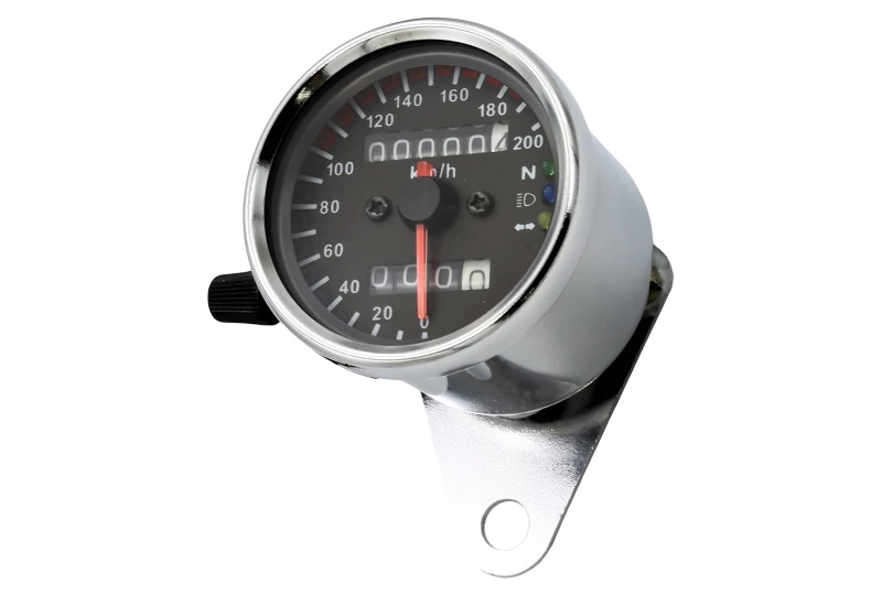 SEFIS speedometer  for motorbike retro 200 chrom