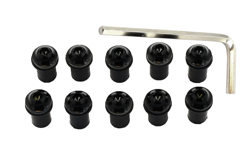 Windscreen windshield bolts black