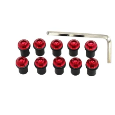 Windscreen windshield bolts red Windscreen windshield bolts red