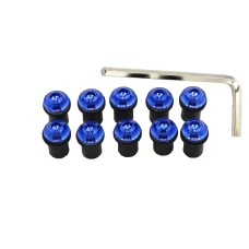 Windscreen windshield bolts blue Windscreen windshield bolts blue