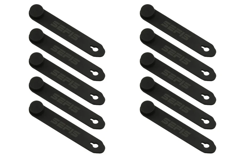 SEFIS rubber tension strap for hoses and cables 40mm 10pcs for a motorcycle
