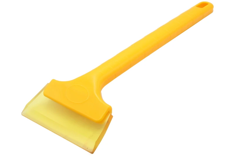 SEFIS squeegee for films and glass tinting 12cm - yellow with a long handle