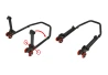 SEFIS D20 folding front head lift paddock stand and rear paddock stand set for a motorcycle
