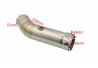 Exhaust link pipe for Suzuki GSX-R 600 750 2011-2014