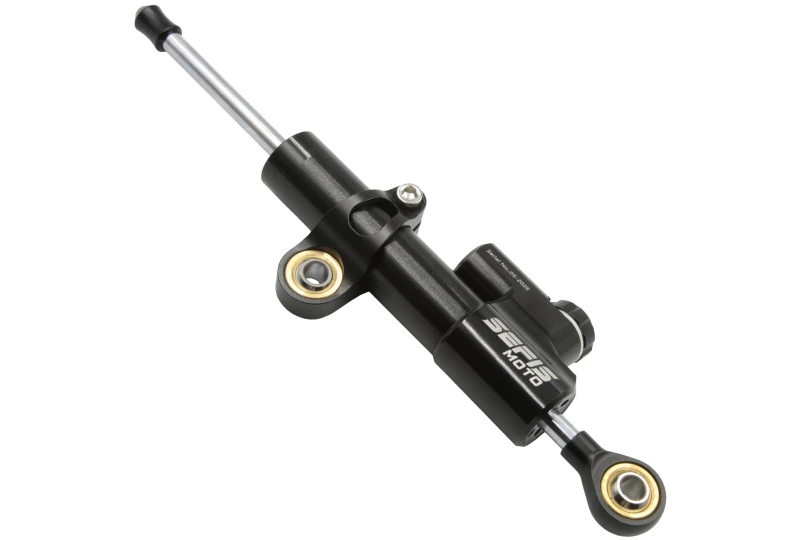 SEFIS UNI 1 universal steering dumper for motorcycle - black for a motorcycle