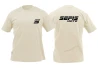 SEFIS Street t-shirt beige for bikers SEFIS Street t-shirt beige for bikers