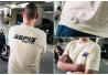 SEFIS Street t-shirt beige for bikers SEFIS Street t-shirt beige for bikers