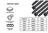 SEFIS cable ties set 250pcs black