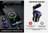 SEFIS USB-C PD 45W + USB-A QC3.0 18W socket - quick charger for a motorcycle