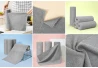 SEFIS microfiber tear-off towels 30x30cm 180GSM 30pcs for the car