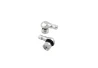 SEFIS aluminum 11.3mm curved valves - silver