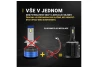 VW H7 LED BULB 72W PAIR / GOLF PASSAT TIGUAN TOURAN EOS SHARAN SCIROCCO white for the car