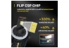 VW H7 LED BULB 72W PAIR / GOLF PASSAT TIGUAN TOURAN EOS SHARAN SCIROCCO white for the car