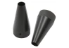 Delrin cones for a motorcycle wheel balancer for a motorcycle