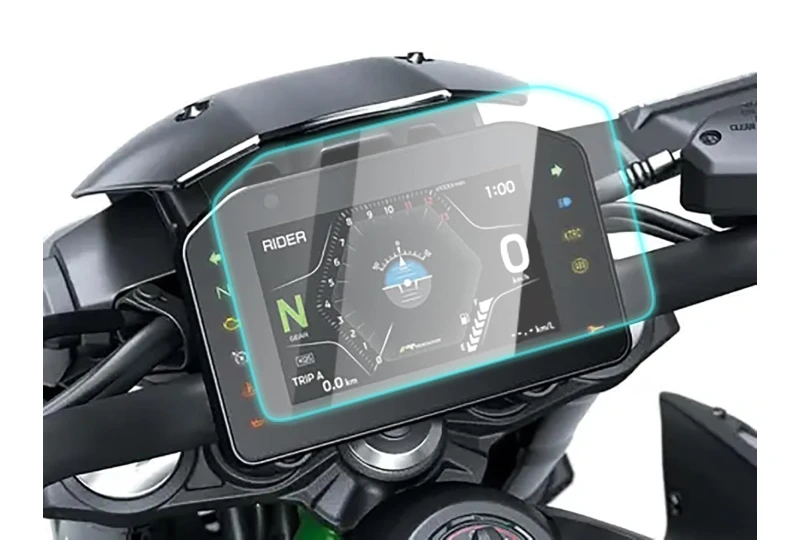 SEFIS screen protector film Kawasaki Z900 2025 for a motorcycle