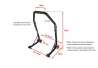 SEFIS D18 universal rear motorcycle stand - hook