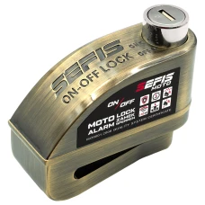 SEFIS ON OFF alarm disc lock SEFIS ON OFF alarm disc lock