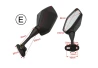 SEFIS supersport 470 mirrors for a motorcycle