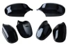 Mirror covers BMW E90 E91 LCI 2009-2012 glossy black  on the car