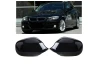Mirror covers BMW E90 E91 LCI 2009-2012 glossy black  on the car