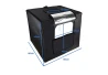 SEFIS LED light tent photo box studio 60 x 60 x 60 cm for the household