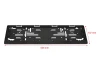 UNI plastic car license plate frame for a motorcycle